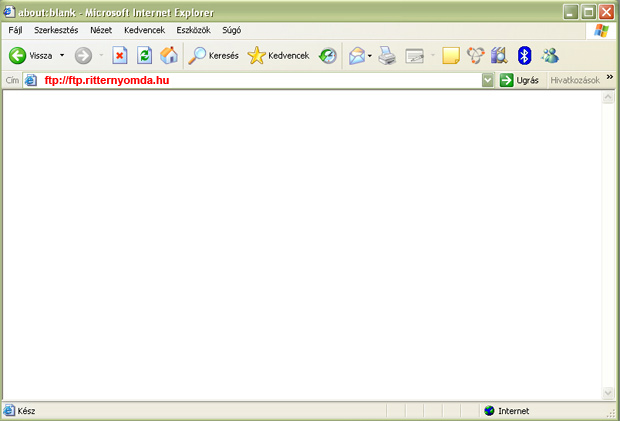 FTP felt�lt�s Internet Explorerrel 1.