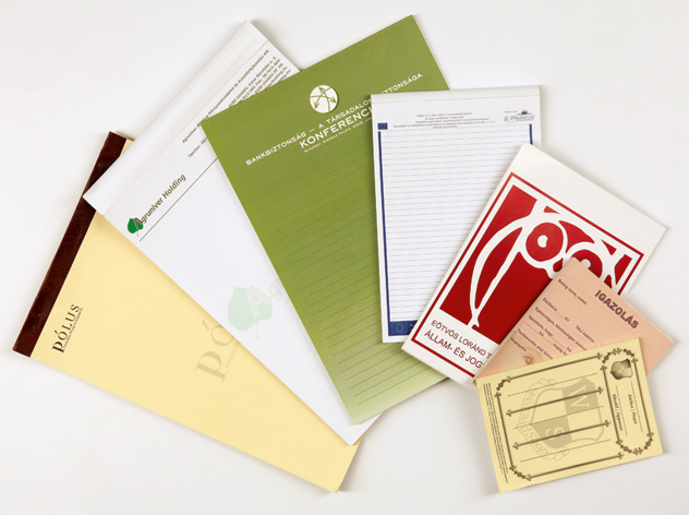 Füzet, jegyzetfüzet nyomtatás