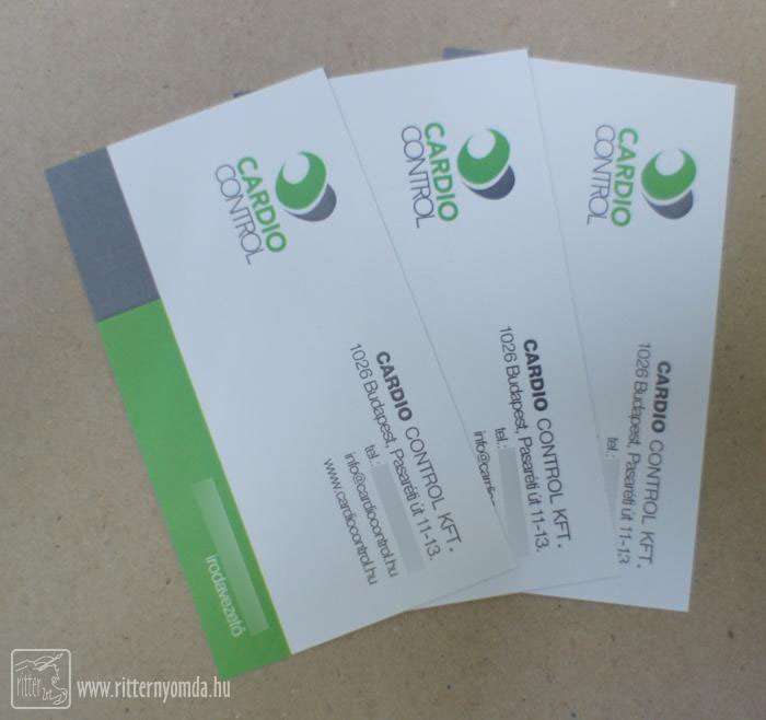 Digital print business cards - preparation, press 0