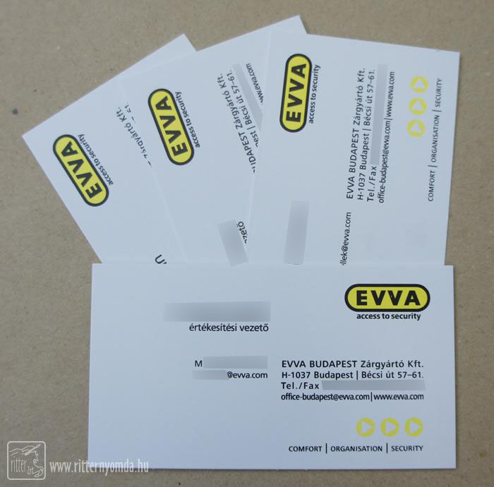 Digital print business cards - coated hours 0