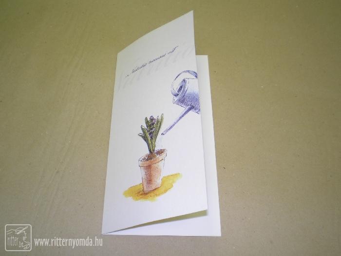 Digital printing invitation - driven, creative cardboard 0