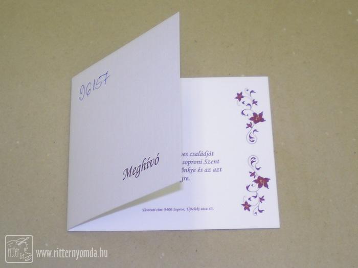 Digital Printing, Wedding Invitation - single out 0