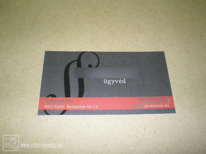 Digital printing Business Cards - shape was formed 0