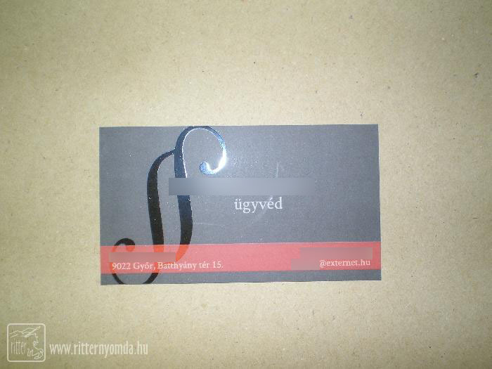 Digital printing Business Cards - shape was formed 1