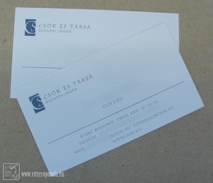 Offset Printing Business Cards - two color 0