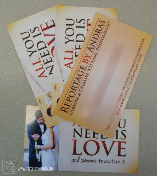 Digital print business cards - Photographers 0
