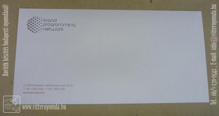 Offset Printing envelopes - brand, programming, network, silicone, LA4 0