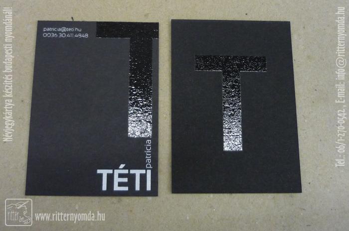 Screen printing business cards - creative, the minimalist, uv varnish forms 0