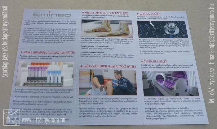 Digital printing flyers - health, doctor, healing 1