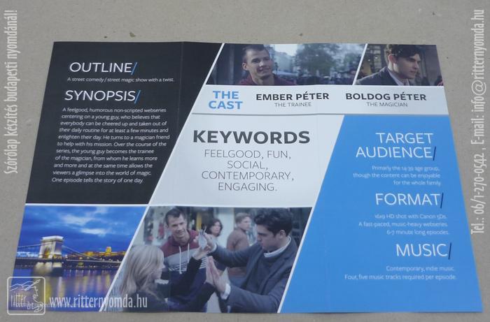 Digital printing flyers - a4, foreign language, presentation 1