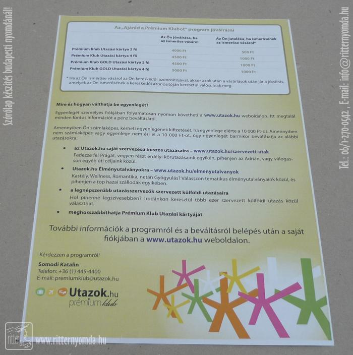 Offset and digital printing flyers - travel, vacation, coupon card, a4 1