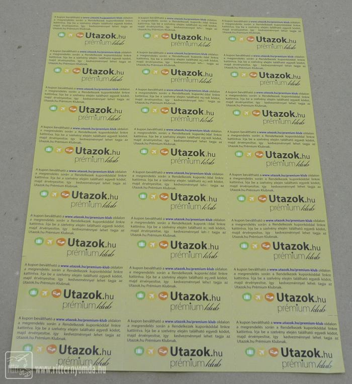 Offset and digital printing coupons - travel, accommodation, discount, action 1