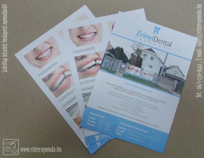 Offset printing flyers - dentistry, dentist, advertisement, marketing, a5 0