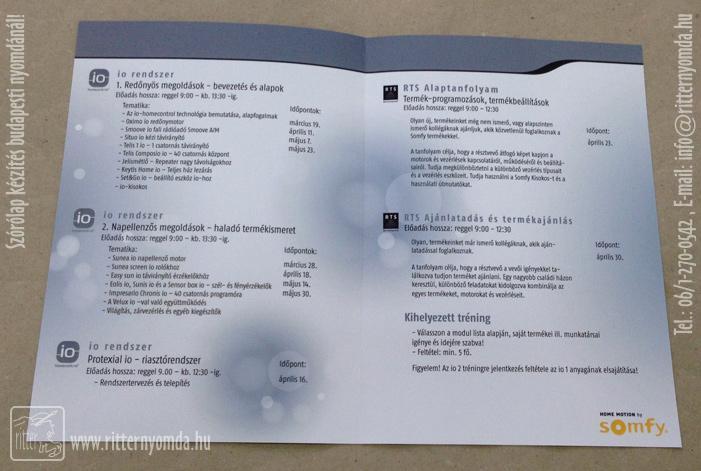Digital printing flyers - course, price list, a5 1