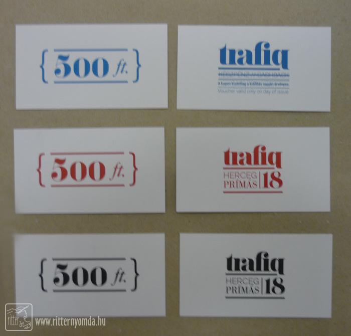 Offset printing coupons - 500 ft, simple, the minimalist, foil-printed 1