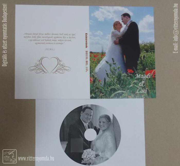 Digital print DVD covers and DVD - wedding, cover, DVD, sheet 0