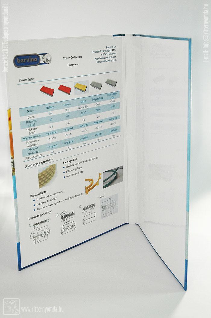 Bannernyomas Hardcover folder - machinery, Technical, laminated, glossy, foiled 1