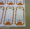 Digital printing stickers - tea, tea caddy, scratched