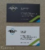 Digital printing business cards - foil-printed, UV varnish forms