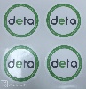 Digital printing stickers - Corporate:, logo, kc030, scratched