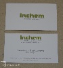Digital printing business cards - sales, manager, Green