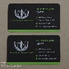 Screen printing business cards - lawyer, law, creative, Black