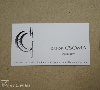 Screen printing business cards - guitarist, embossed, design