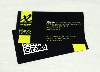 Digital and screen printing business cards - scaffolding, qr code