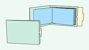 Kreatív önlapozó - A5 - meglepetés Katalógus vázrajz