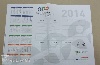 Ofszet nyomtatás könyöklő naptár, 2014, hátlappal