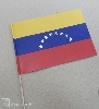 Digitális nyomtatás papírzászló, venezuela, dél-amerika