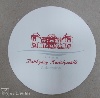 Szitanyomás poháralátét, idegenforgalom, kastélyszálló, kör, kc008, stancolva