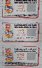 Szitanyomás Kaparós réteg szitázása , gyorsétterem, szerencse, nyeremény