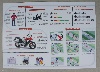 Szórólap, kresz, oktatás, motor, közlekedés