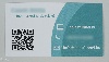 Névjegykártya, marketing, logózott, qr-kód