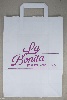 Szitanyomás Papírtáska felülnyomás 26x35+12 cm, logózott, divat, ruházat