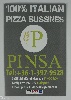 Szórólap, étterem, pizza, logózott, térkép