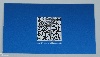 Névjegykártya, menedzser, angol, logózott, qr-kód