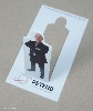Névjegykártya, fényképes, logózott, tanácsadó, qr-kód