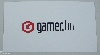 Névjegykártya, logózott, játék, gamer, vezetői