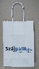 Szitanyomás Sodrottfüles papírtáska felülnyomás, logózott, áruház, szájápolás