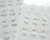 Matrica, körömlakk, matrica, ezüst, prégelt, átlátszó, matrica, csillogó, felület, elegáns, megjelenés, ritzelt