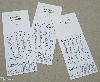 Ofszet-prégnyomás Öntapadós matrica- 2000+1000+3x500 db, öntapadó, címke, matrica