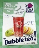Tábla, tábla, digitális, nyomás, egyoldalas, kasírozott, matt, fóliázott, bubble, tea, ice, tea